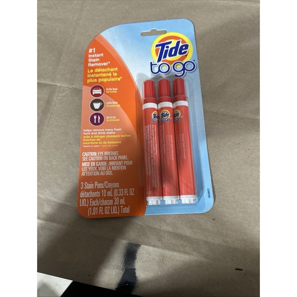 Tide To Go Instant Stain Remover 3 pens 30 ml PG New In Package